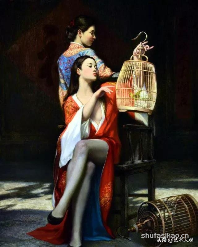古典主义的静谧之美 | 学院派写实人物油画王忻作品选-书法思考网 古典主义的静谧之美 | 学院派写实人物油画王忻作品选-书法思考网