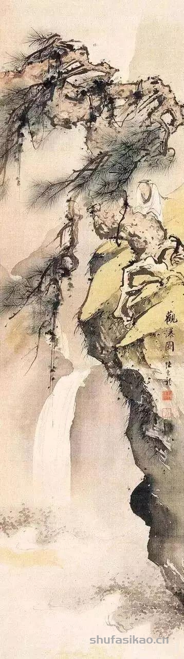 陈少梅的松荫高士图，历代名家皆爱此作-书法思考网