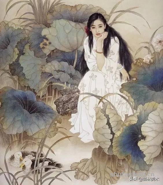 欣赏 | 工笔画 她美了两千多年-书法思考网