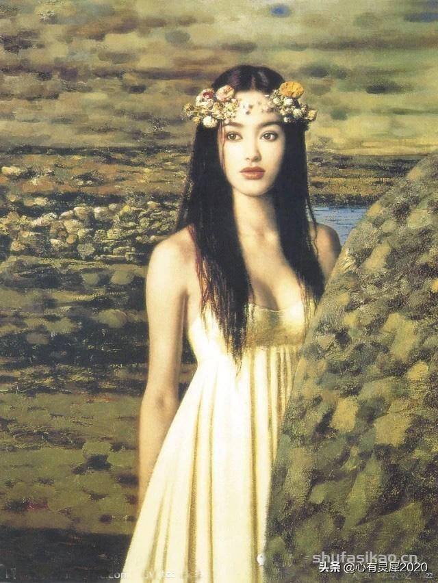 艺术家谢楚余唯美油画：楚楚动人完美无暇，蕴含着对生命的追问-书法思考网