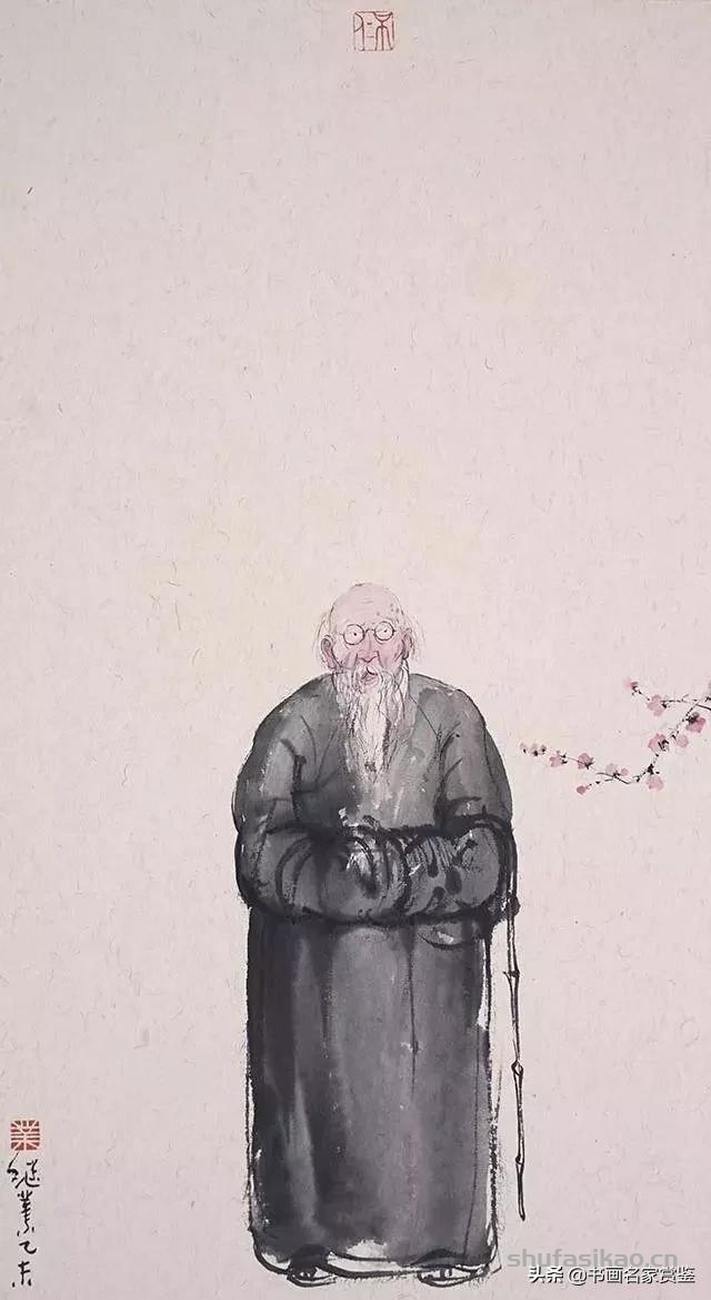 你造么，这个人画齐白石画像，简直把老爷子给玩嗨了，太皮…..-书法思考网