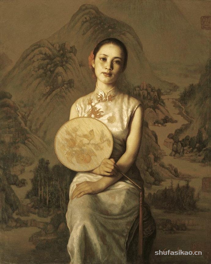中国写实派画家王嫩人物油画,古典神韵之美!-书法思考网 中国写实派画家王嫩人物油画,古典神韵之美!-书法思考网