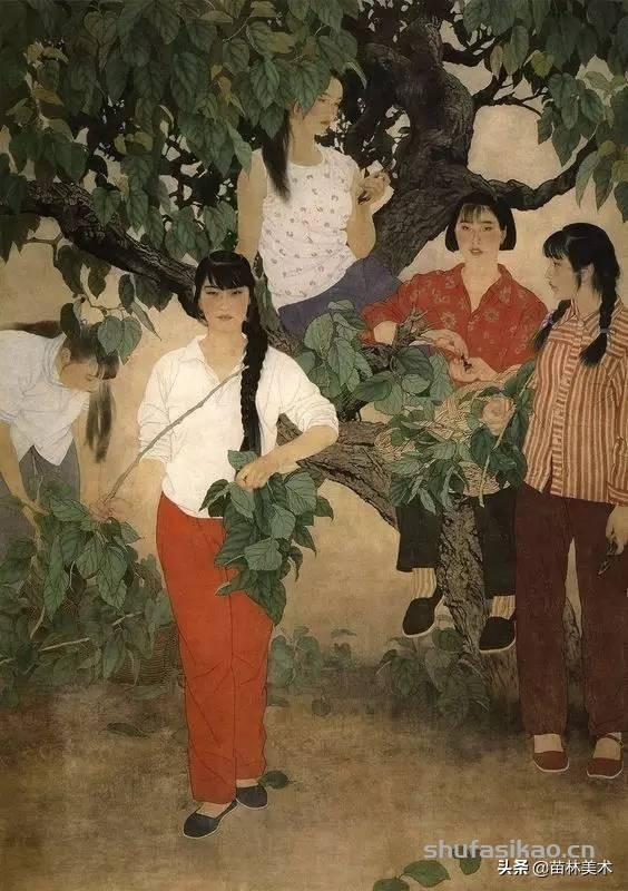 欣赏 | 工笔画 她美了两千多年-书法思考网