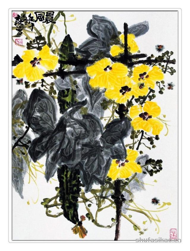 蕴玉藏辉——郎森花鸟画-书法思考网