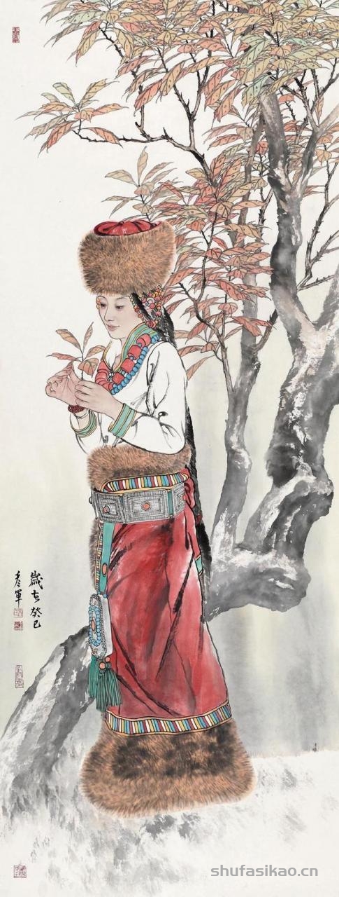 都市丽人的完美模样—工笔人物画家宋彦军-书法思考网 都市丽人的完美模样—工笔人物画家宋彦军-书法思考网
