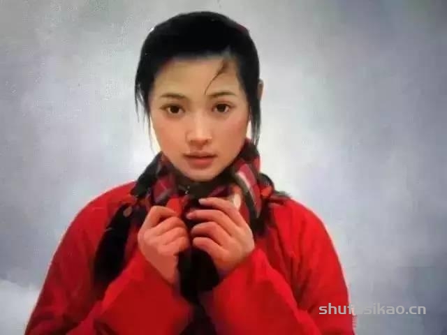 艺术大师王沂东油画中的乡村少女，具有一种含蓄而动人的内在美-书法思考网