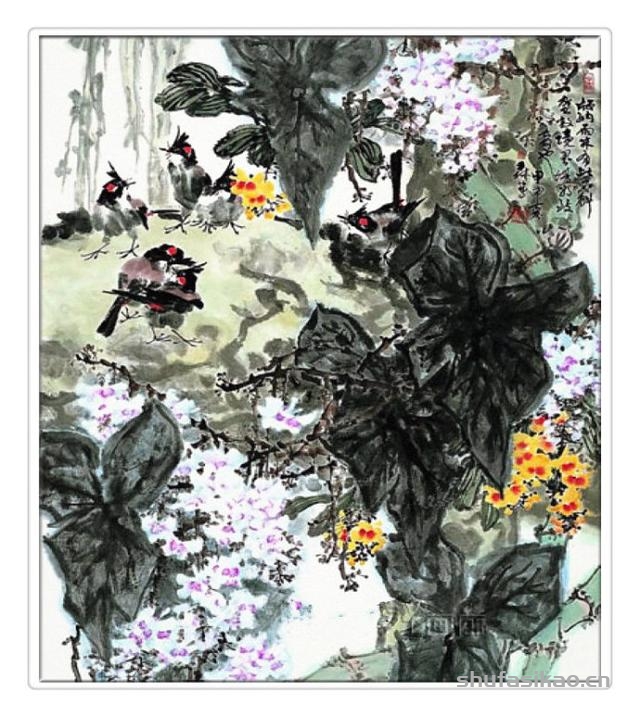 蕴玉藏辉——郎森花鸟画-书法思考网