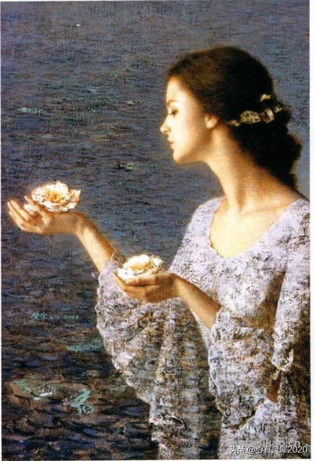 艺术家谢楚余唯美油画：楚楚动人完美无暇，蕴含着对生命的追问-书法思考网