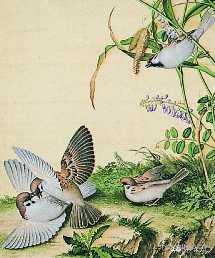 洋画家郎世宁学工笔画入职清宫御用画师花鸟作品精致生动-书法思考网 洋画家郎世宁学工笔画入职清宫御用画师花鸟作品精致生动-书法思考网