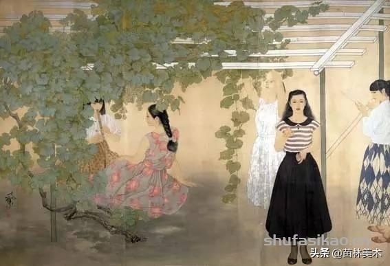 欣赏 | 工笔画 她美了两千多年-书法思考网