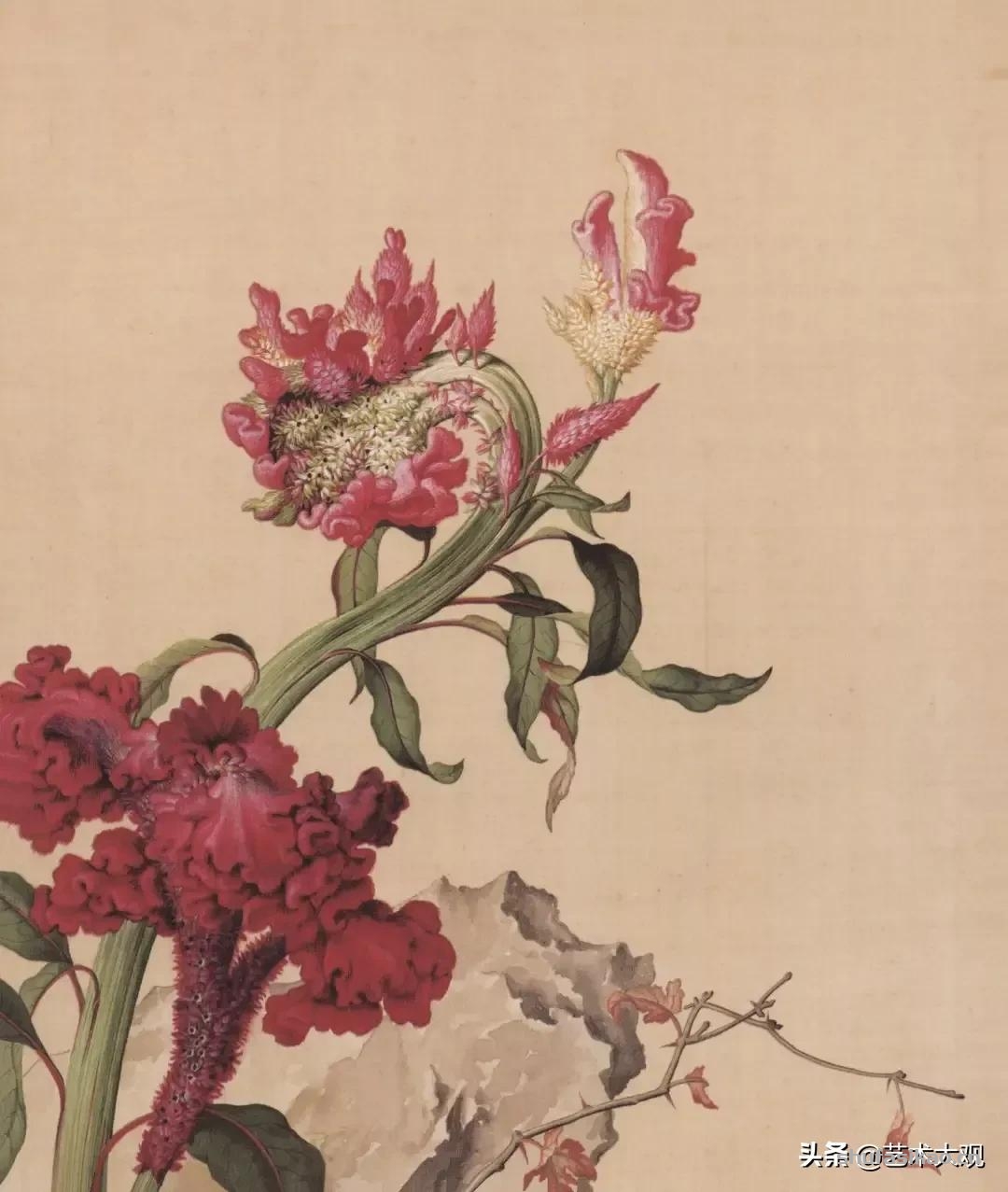 洋画家郎世宁学工笔画入职清宫御用画师花鸟作品精致生动-书法思考网 洋画家郎世宁学工笔画入职清宫御用画师花鸟作品精致生动-书法思考网