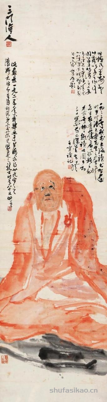 潘天寿的参禅图，寥寥几笔，韵味无穷-书法思考网