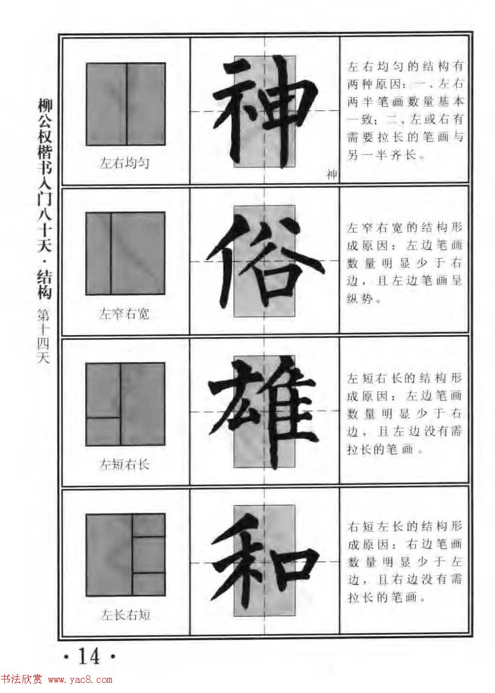 书法教程字帖《柳公权楷书入门80天》