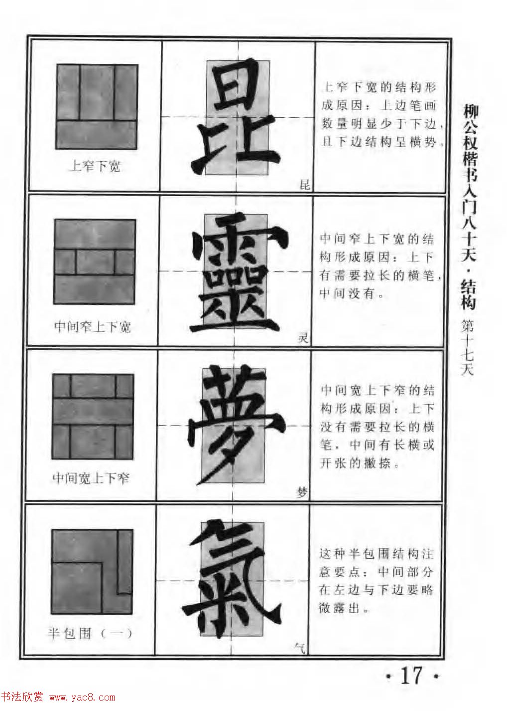 书法教程字帖《柳公权楷书入门80天》