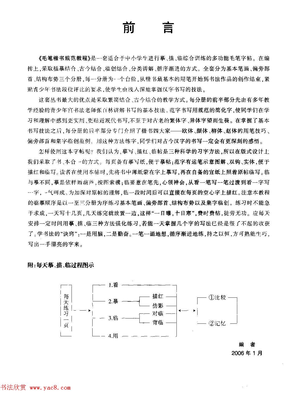 海南版精品字帖《毛笔楷书实用教程-楷书笔画》