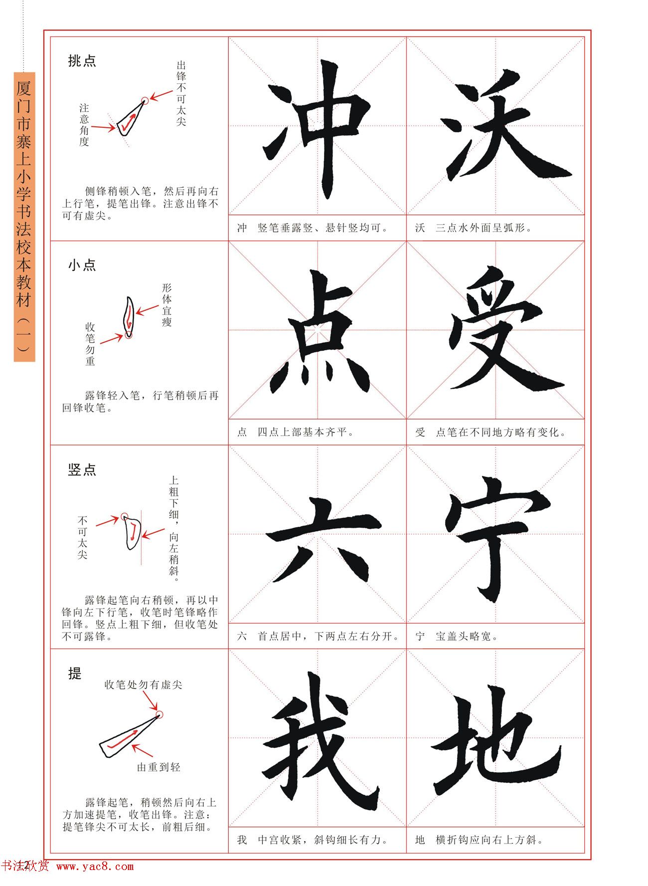 王丙申高清书法字帖《毛笔楷书入门教程》