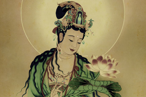 西方三圣-南无大势至菩萨