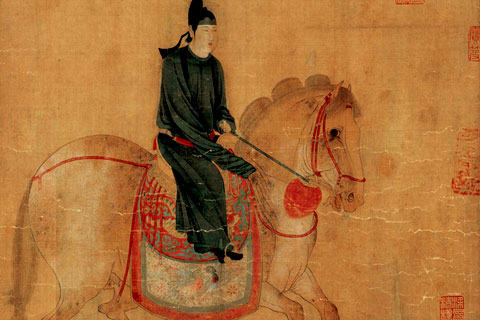 虢国夫人游春图-01-张萱