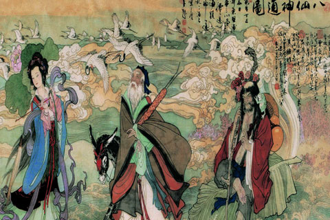 八仙神通图-佚名