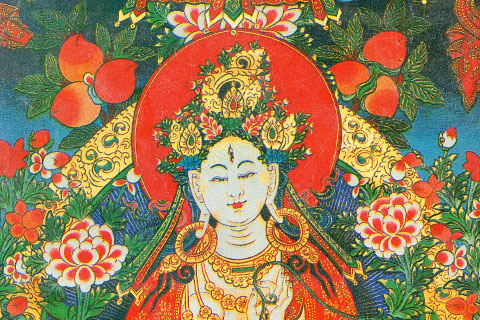 白度母唐卡