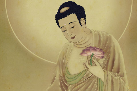 西方三圣-南无阿弥陀佛