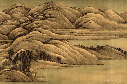 夏景山口待渡图-10-董源