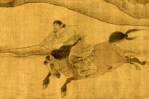 二骏图卷-杨微
