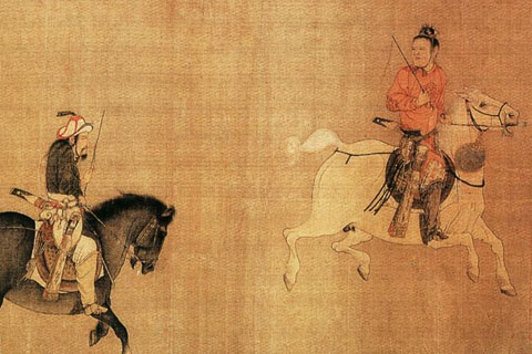 东丹王出行图-李赞华