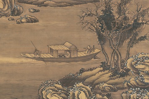 朔风飘雪图-02-唐棣