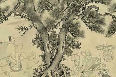 竹林大士出山图-02-陈鉴如
