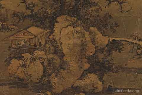 雪山行旅图-姚廷美