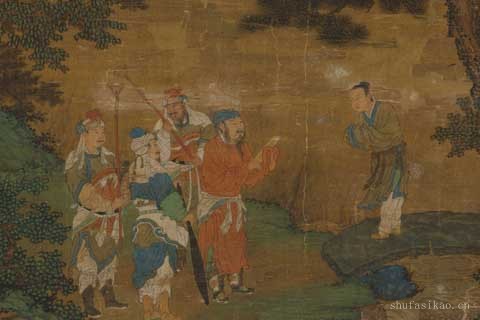 商山四皓图-佚名