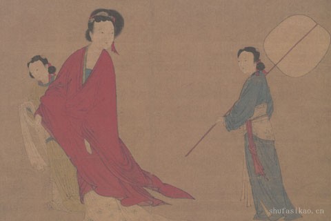 招凉仕女图-佚名