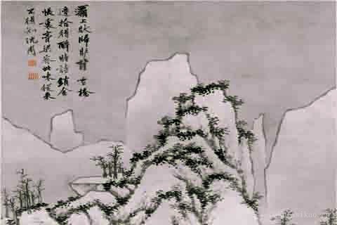 灞桥风雪图-沈周