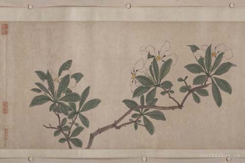 四季花卉-沈周