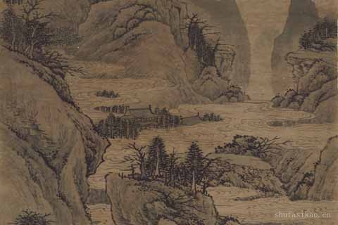 山水图轴-沈周