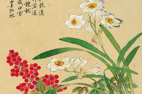 花卉八开-01- 邹一桂