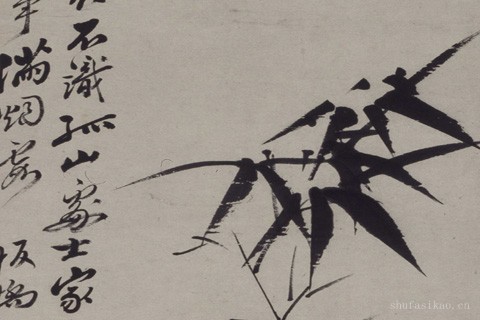 梅竹图轴-郑板桥
