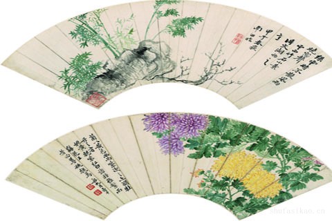 山水花卉八开-09-恽寿平