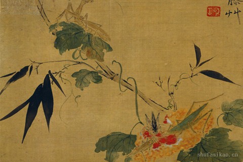 花鸟草虫图-03-恽寿平